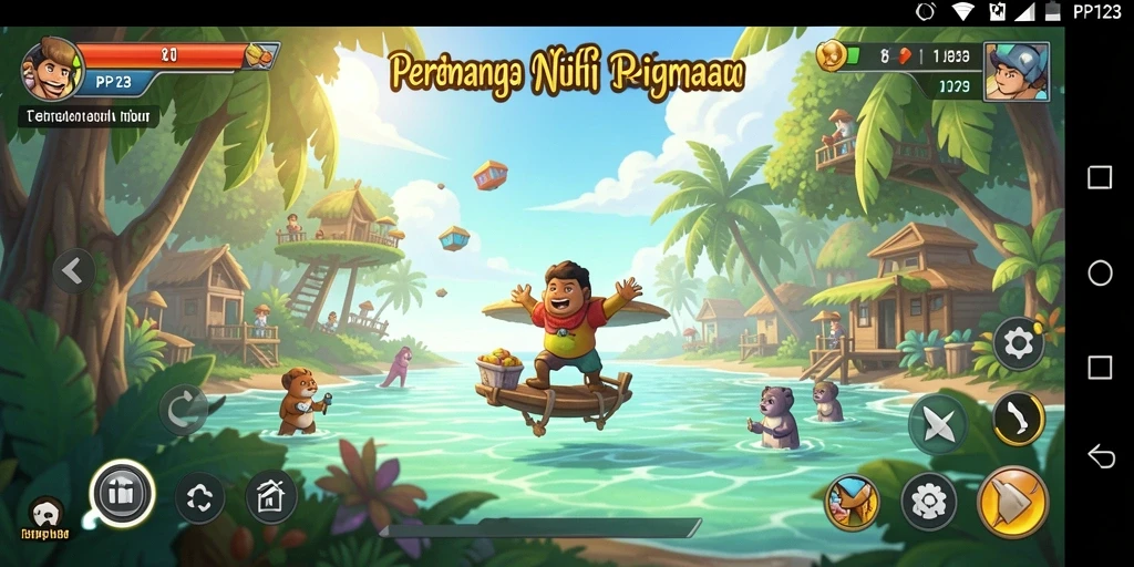Screenshot PP123 menampilkan gameplay yang menyenangkan dan menggugah selera.