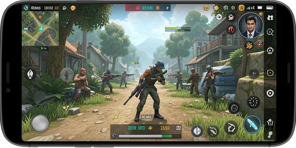 Tampilan gameplay menarik dari REMI62 yang menunjukkan dunia Simulation yang dinamis.