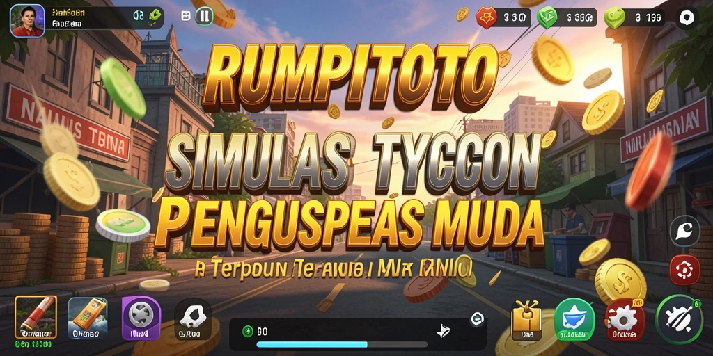 Tampilan gameplay mendetail dalam RUMPITOTO yang menyenangkan.