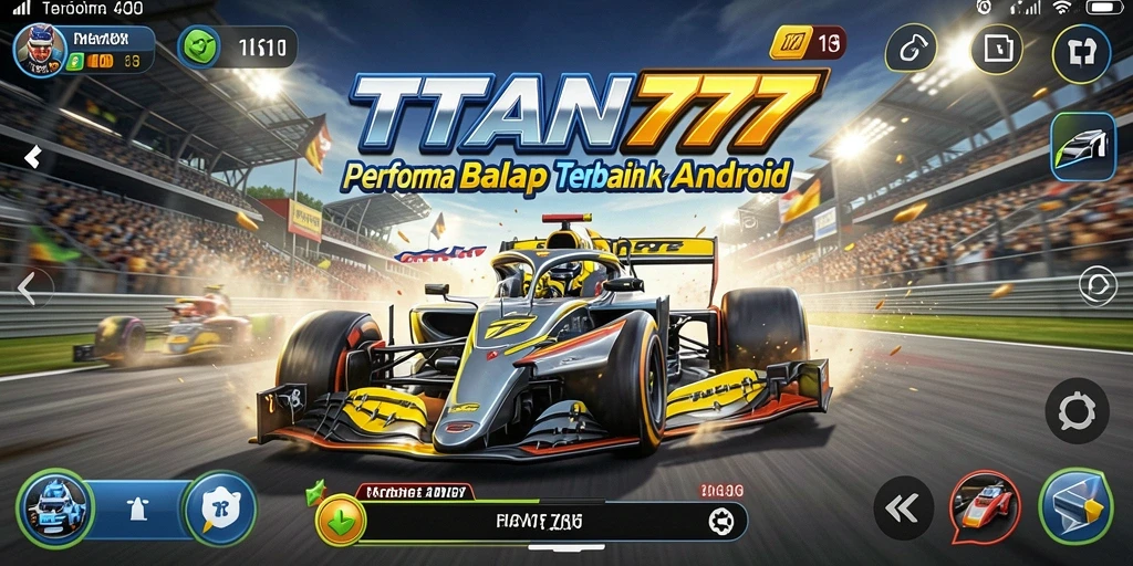 Gameplay menarik dari TITAN777 yang penuh aksi balapan.