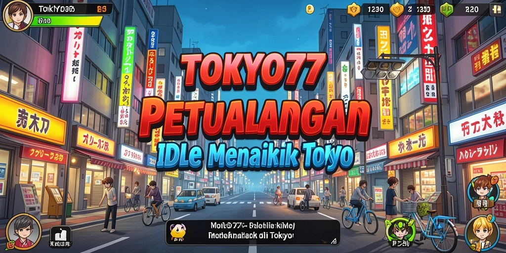 Tangkapan layar menunjukkan gameplay Idle yang mengasyikkan di TOKYO77.